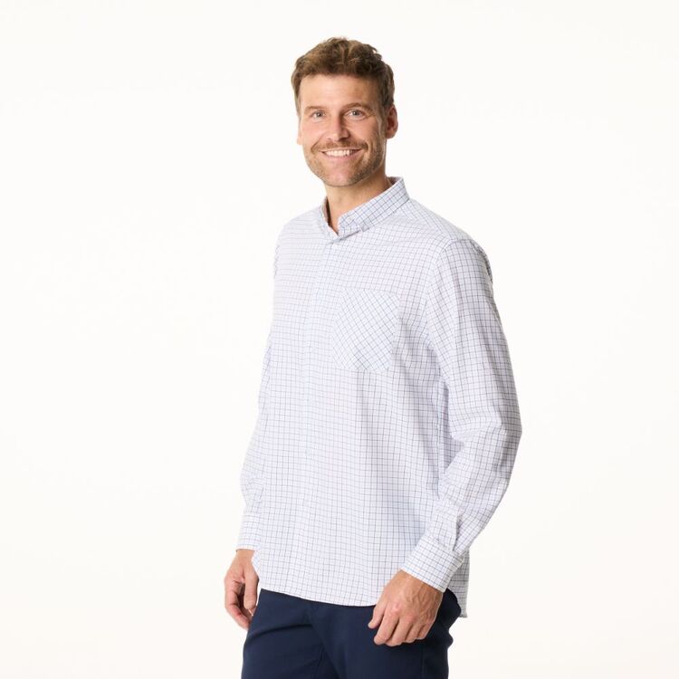 TRENDY SHIRTS #7767 Men's Bamboo Long Sleeve Shirt White