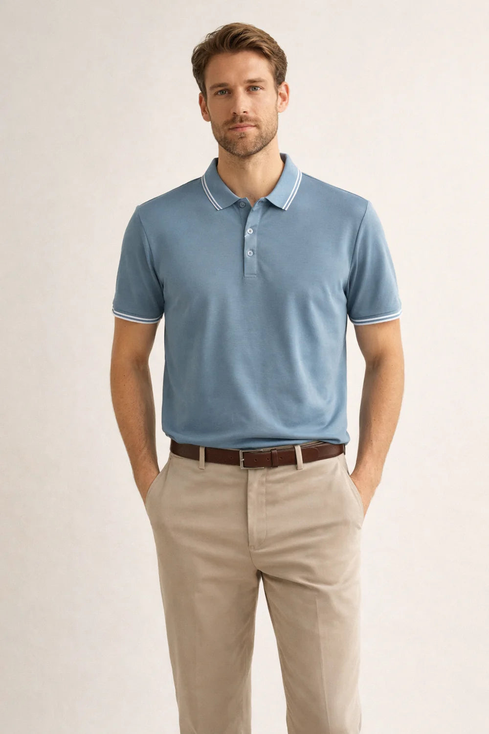 TRENDY SHIRTS #7772 Modern Men's Polo