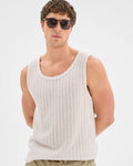 TRENDY SHIRTS #7776 Cotton Blend Textured Tank Top