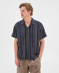 TRENDY SHIRTS #7775 Textured Stripe Short Sleeve Shirt