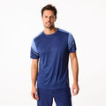 TRENDY SHIRTS #7768 Men’s Crew Neck Tee With Reflective Tape Navy Combo