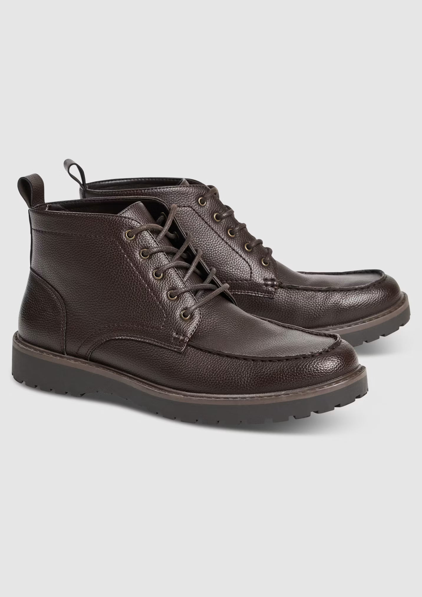 TRENDY SHIRTS #7770 Chocolate Sole Lace Up Boot